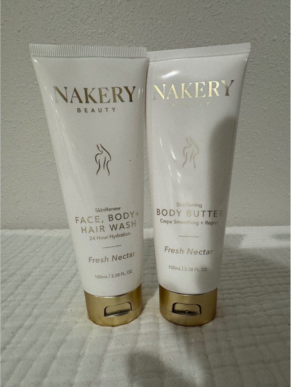 Nakery Beauty Fresh Nectar Body Butter + Face Body Hair Wash Set